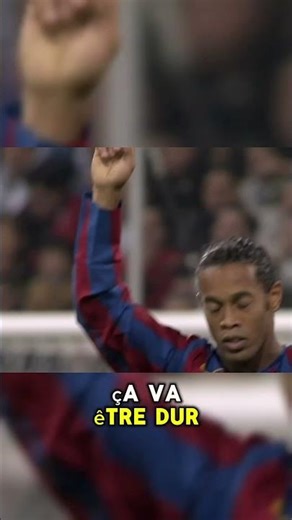 Ronaldinho at the Bernabéu… The start of the match that nobody understood #football #shorts #rona...