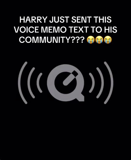 Harry continues to tease “We Belong Together” with new voice memo text he just sent to his community 😭 What do y’all think❔👀