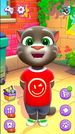 Talking Tom Games #shorts #funny #viral #talkingtom #shortsfeed #cat