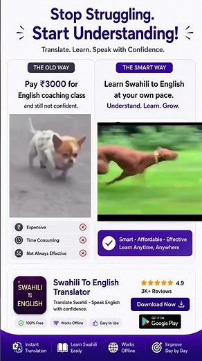 Learn Swahili Fast | Swahili English Translator App