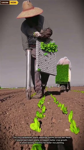 Efficient & Innovative Rice Transplanter Machine for Planting and Organizing Seedlings in Wet Paddy