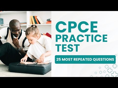 CPCE Test Prep - Counseling Mock Exam & Study Guide (25 Most Repeated Questions)