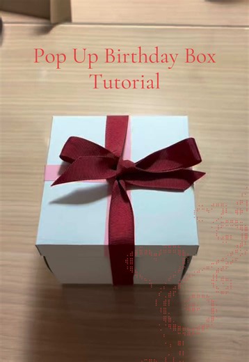 Pop Up Birthday Box Tutorial Part Two - Easy DIY Gift