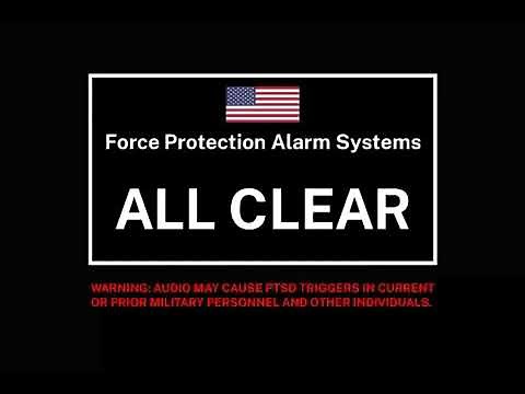 All Clear US Military Base - Alarm Red (IRAQ)
