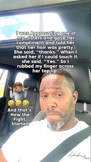 My sister let me touch her hair #trending #funny #youtube ￼