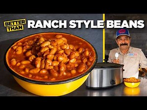 The Original RANCH STYLE BEANS Recipe: How to Cook a Traditional Texas Mexican Classic Bean Recipe