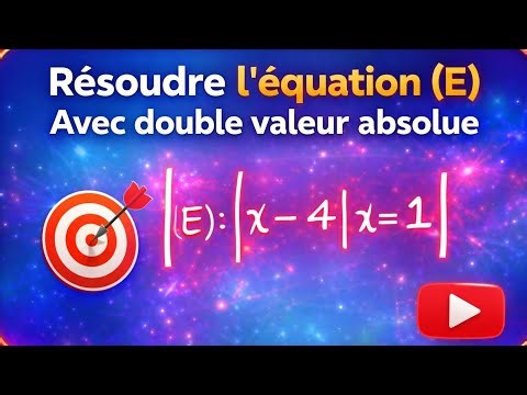 Double absolute value: solving this equation becomes easy!