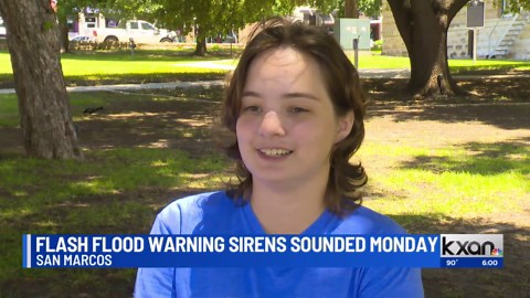 Emergency sirens blared in San Marcos amid severe weather