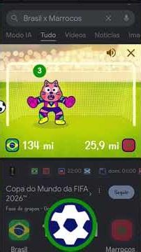vocês viram o novo joguinho do Google nessa copa? #google #jogos #minijogos #copadomundo #brasil