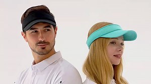 Watch Sun Visor Hat Velcro Outdoor Sports Cap for Men Women on Amazon Live