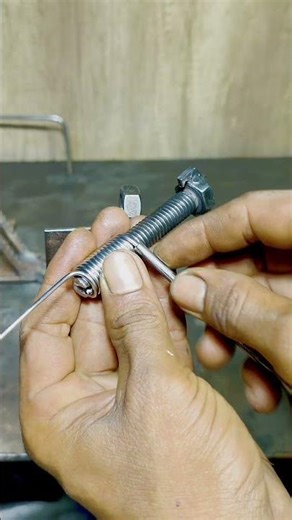 making a simple spring #crafts #tools #diy #epic