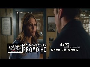Castle 6x03 Promo "Need To Know" (HD) Season 6 Episode 3 Preview ABC
