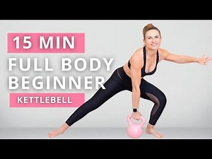 15 Min BEGINNER FULL BODY KETTLEBELL WORKOUT | NO REPEAT | LOW IMPACT