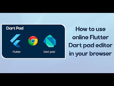 How to use Flutter Dart Pad Online in Browser | Beginner guide for Dart and Flutter