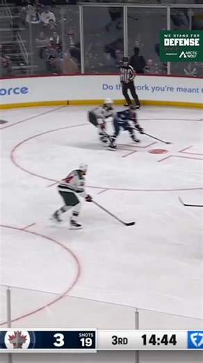 some BIG blocks on the road 🚫 #mnwild | Arctic Wolf Networks | Minnesota Wild