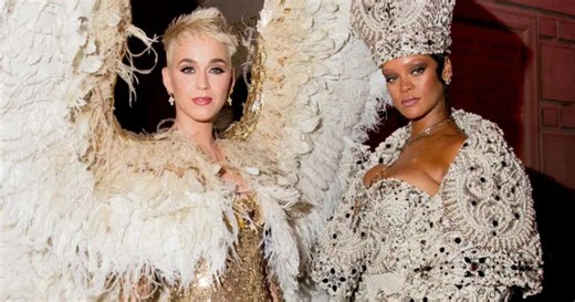 Rihanna e Katy Perry posam juntas pela 1ª vez em oito anos e fãs vibram