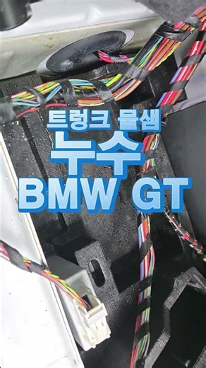 BMW GT Trunk Water Leak, Standing Water, Air Suspension Control Module Water Damage, Short Circui...