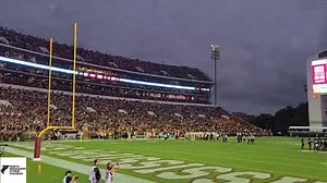 Davis Wade Stadium this evening, from NMSC Timothy Kern. Post Date: 9.6.25 | North Mississippi Storm Chasers & Spotters