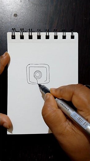 Easy Hand Drawing with Red Nail Polish 💅 | Creative Sketch Art Tutorial ✍️#drawing #viral #ytshorts
