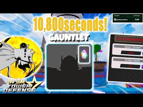 10K+ Seconds (Solo Gameplay) | New META DPS Unit in Gauntlet Event | Roblox All Star Tower Defense