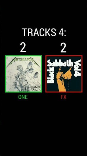 ...AND JUSTICE FOR ALL vs VOL. 4 TRACKLIST BATTLE: