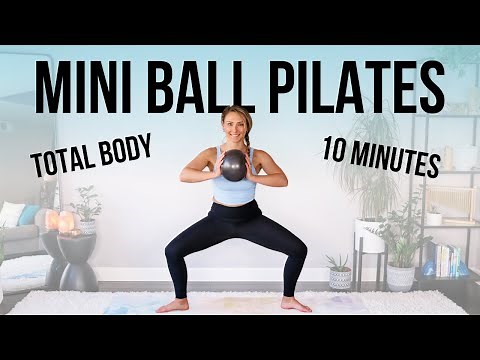 10 Minute Mini Ball Pilates | Total Body Pilates with Small Ball