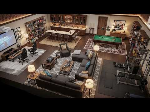 Dream Man Cave Basement Setup Every Homeowner Wishes They Had
