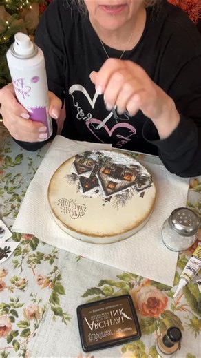 9.3K views · 226 reactions | DIY Christmas 2025 Decorative Box Re·design with Prima Village of Wonder Yesterday's Tomorrows. Full tutorial in comments https://amzn.to/4oe4v8B | Yesterday's Tomorrows | Facebook