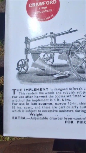 Ransomes Self Lift Stubble Breaker vintage agricultural tractor implement Carrington steam fair 2026