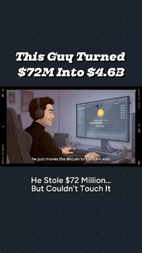 He Stole $72 Million… But Couldn't Touch It #shorts
