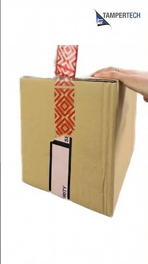 Paper Tamper Evident Tape, Plastic free security tape TamperTech #unboxing #packingorders #packaging