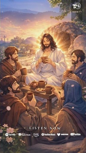 Coffee With Jesus… ☕😇 #christianchillstep #shorts