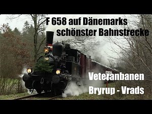 F 658 auf Dänemärks schönster Bahnstrecke | Veteranbanen Bryrup - Vrads