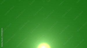 sunrise effect green screen