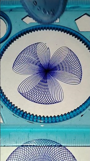 Perfect Spirograph Drawing You Must See! 😍🌀 #Shorts
