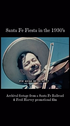 Archival footage from a Santa Fe Railroad / Fred Harvey promotional film. Courtesy of Periscope Films. Made available via archive.org | The History of Canyon Road
