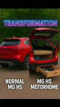 MG HS to Motorhome Conversion – Full Transformation | Budget Mini Camper Build 2026 | Transformation