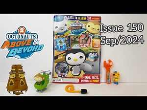 Octonauts above & beyond magazine, issue 150, Sep/2024, with Gup-H playset! ⚓️🐬🐟