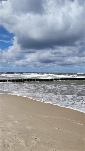 Windy Day at the Baltic Sea | Ustronie Morskie, Poland