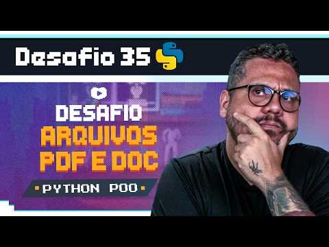 Simulando Arquivos PDF e DOC com Polimorfismo - Curso Python POO: Desafio 35
