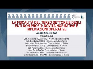 La fiscalità del Terzo Settore e degli Enti non profit, novità normative e implicazioni operative