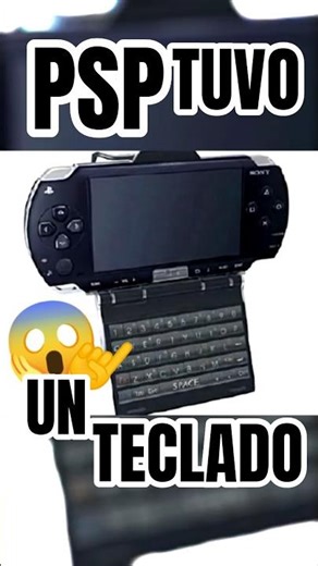 Did you know the PSP had an official keyboard? ⌨️😱 #psp #retro #playstation #videogames