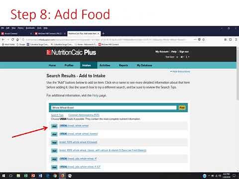 3 Day Diet Analysis Data Instructions Using NutriCalc Plus