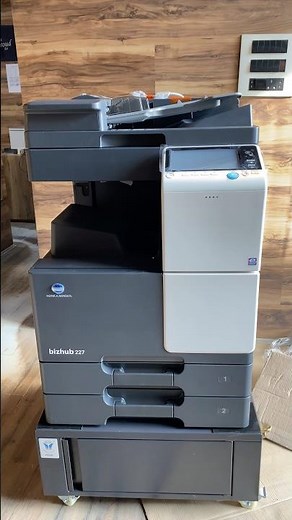 Unboxing & installation of Konica Minolta bizhub 227 #konicaminolta #shortstec #printer #tscprinters