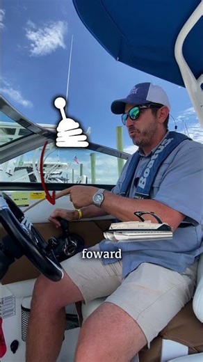 Boating 101: Shifting Basics for Beginners: Bridge Marina Boating Tips #shorts
