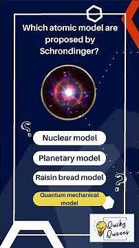 Atomic model | 5 item quiz #quiztime #quizchallenge