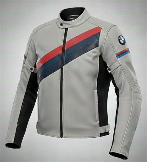 BMW Motorrad Leather Jacket - Cowhide Motorcycle Biker Touring Apparel - Etsy