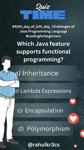 #62thth_day_of_100_day_ Challenges of Java Programming Language #cdingforbeginners