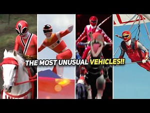 The Most Unusual Power Rangers Vehicles!! - TOP 10