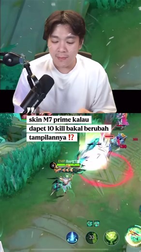 Perubahan Tampilan Skin M7 Prime di MLBB